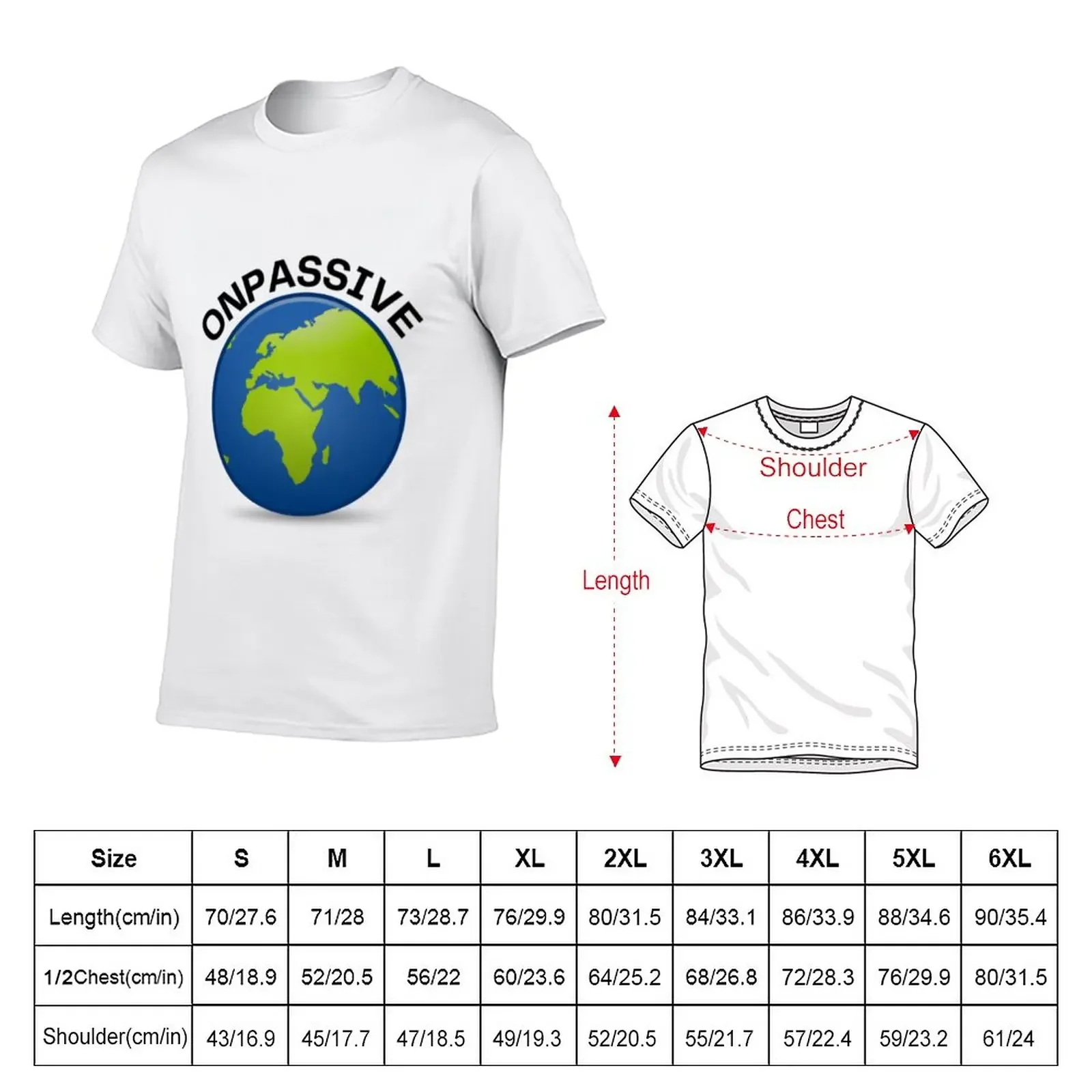 New Onpassive T-Shirt Anime t-shirt customized t shirts t-shirts man summer tops mens clothing