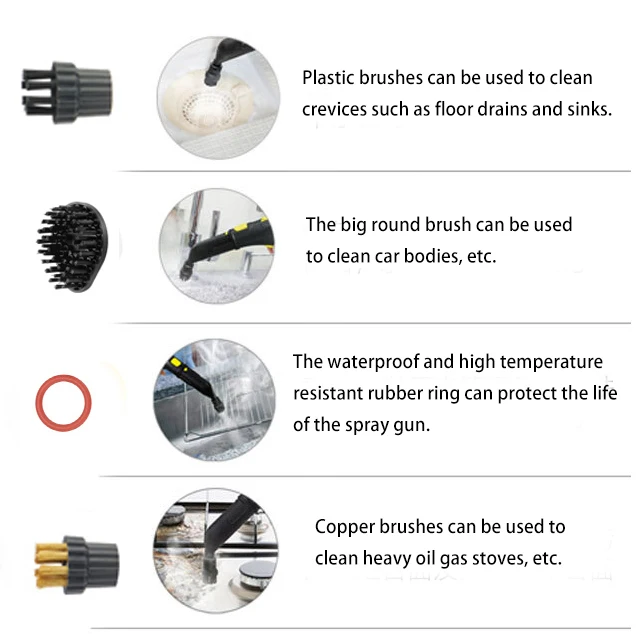 Pulitore a vapore commerciale portatile multiuso diretto in fabbrica CNTECH per motore di auto con condizionatore d'aria