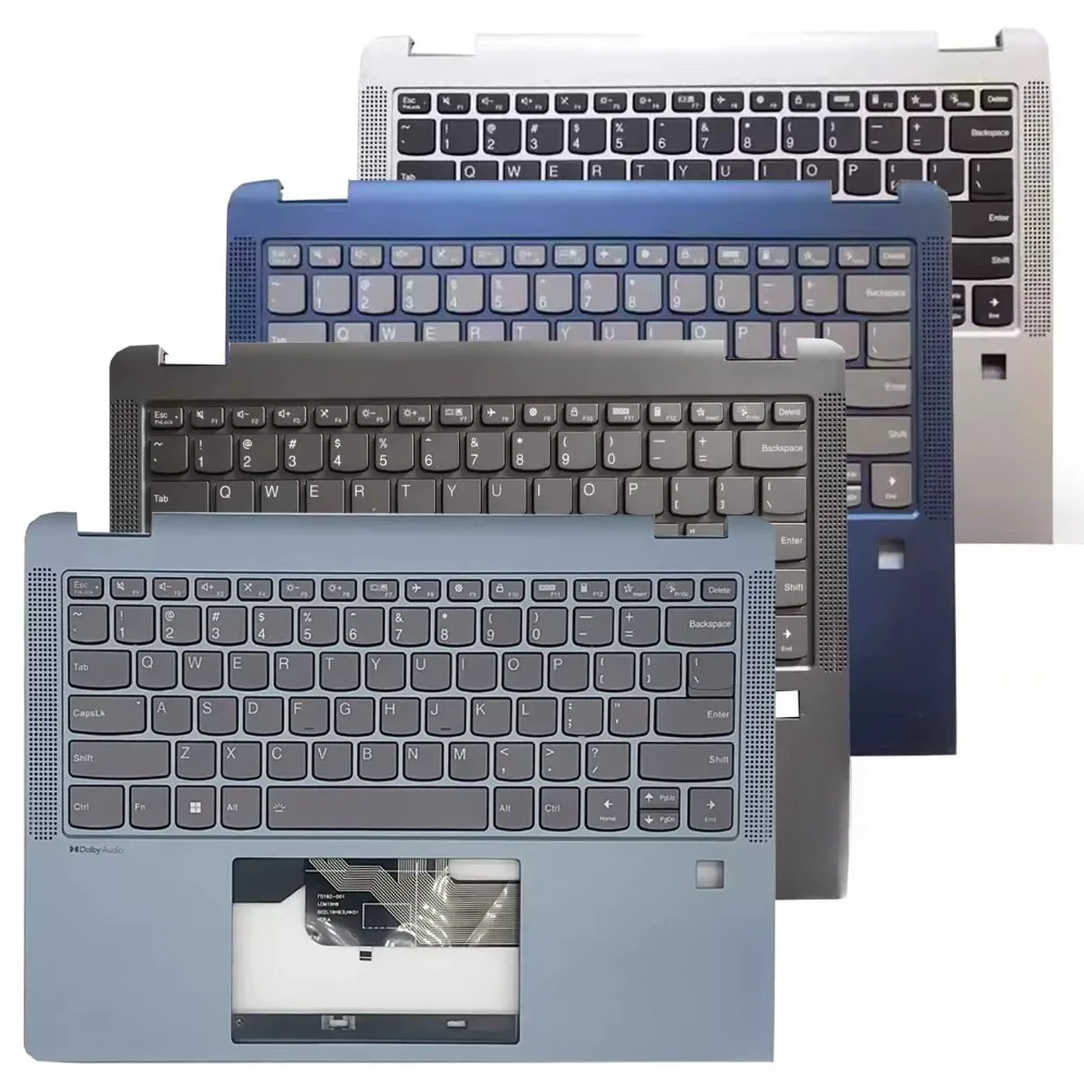 For Lenovo Ideapad Flex 5‑14IAU7 ALC7 ABR8 IRU8 Palmrest C Shell With Keyboard (002)