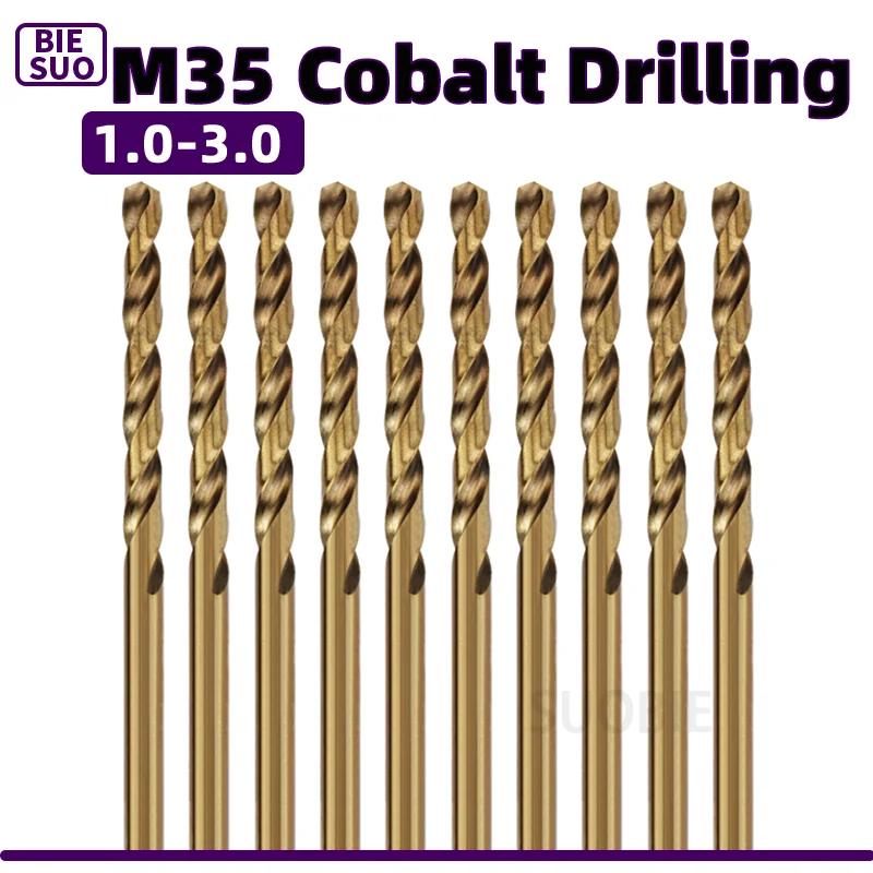 Bit Cobalt High Speed Twist Drill M35 Set Accessories For Metal Stainless Steel Drilling Tool