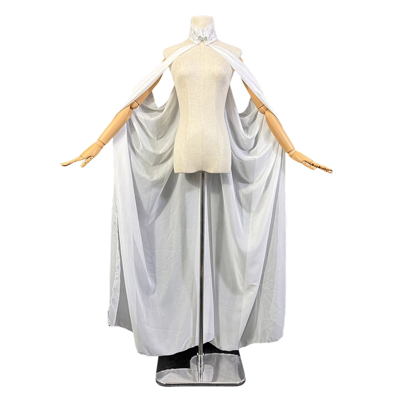 1pc unisexe manteau en mousseline de soie à capuche manteau Wicca Robe Cape châle Halloween fête sorcière magicien Cosplay Costumes femmes