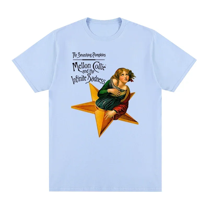 Smashing Pumpkins Vintage t-shirt Mellon Collie and the Infinite Sadness Cotton Men T shirt New TEE tops Crewneck men clothing