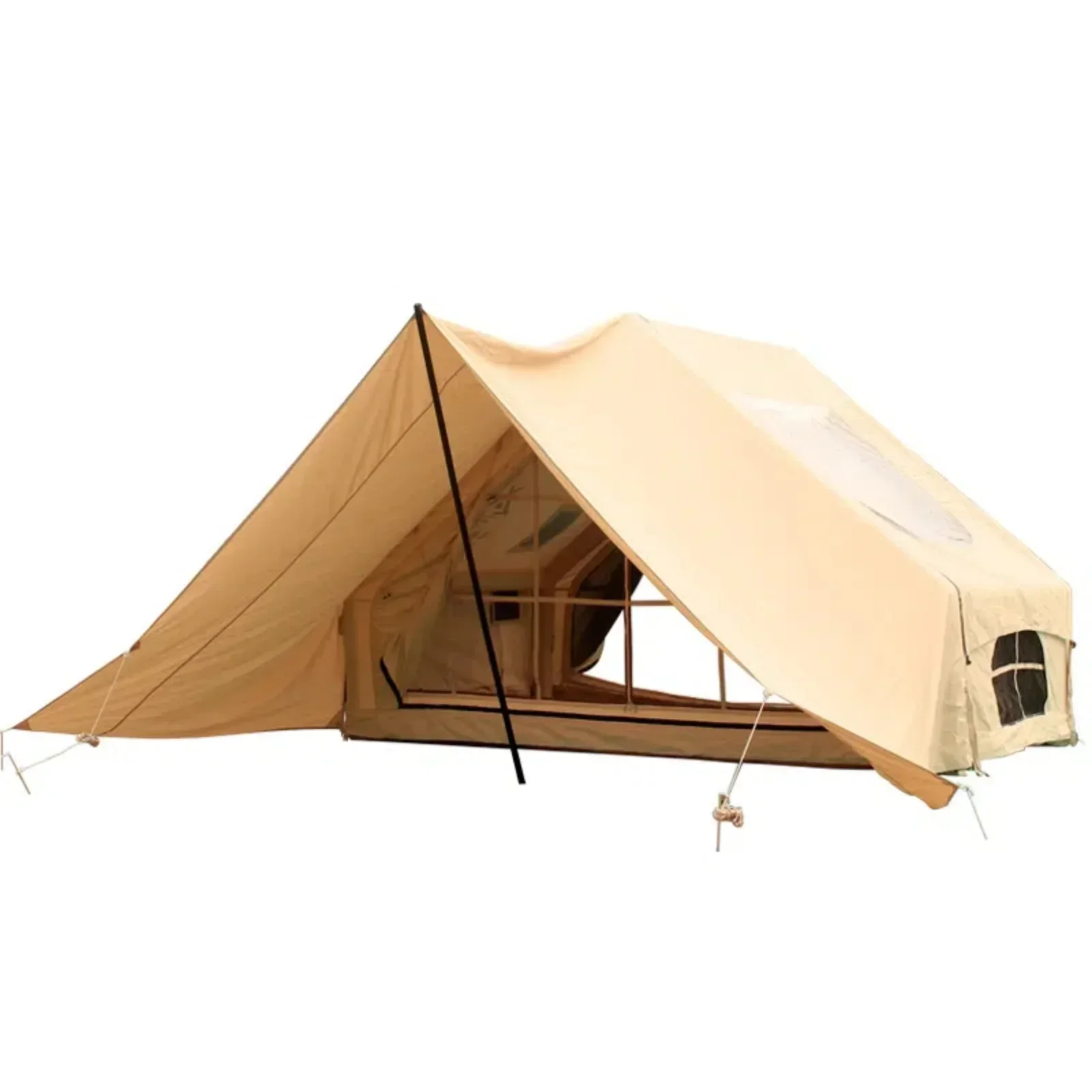 Family Outdoor Camping Tent With Awning Event Luxury Big Heavy Duty Waterproof Sleeping Inflatable Air Tent factory price