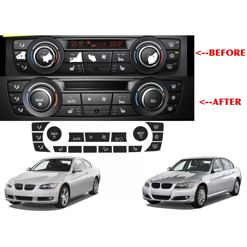 Car Accessories BLACK Stickers Enhanced Aesthetic Appeal Left-Hand Drive Compatibility Dashboard Transformation