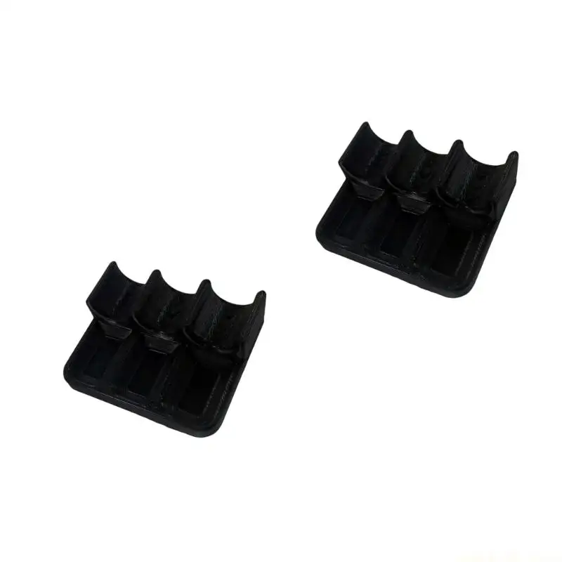 2Pcs 3D Printed Plastic Brush Holders Portable Brush Stand For Artists Painting
