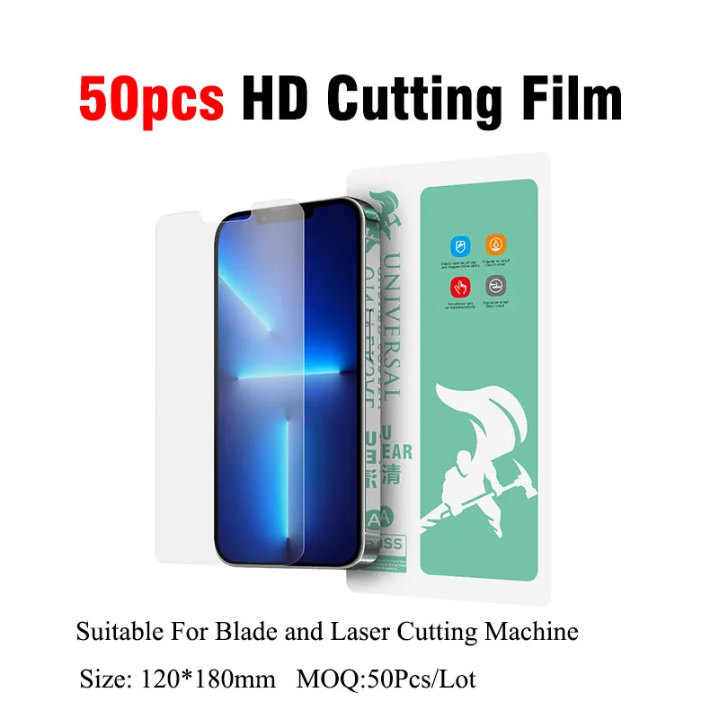 

50Pcs HD Hydrogel Film Protective Mobile Phone Curved Screen For Intelligent Cutting Machine Universal Sticker Flexible Membrane