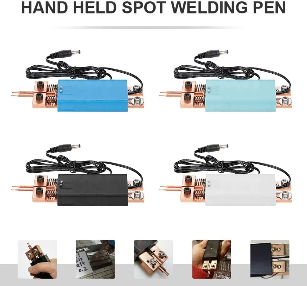Integrated Type Spot Welding Pen, Automatic Trigger Weld Machine Accessory for 18650 Battery, DIY Battery Spot Welder Pen