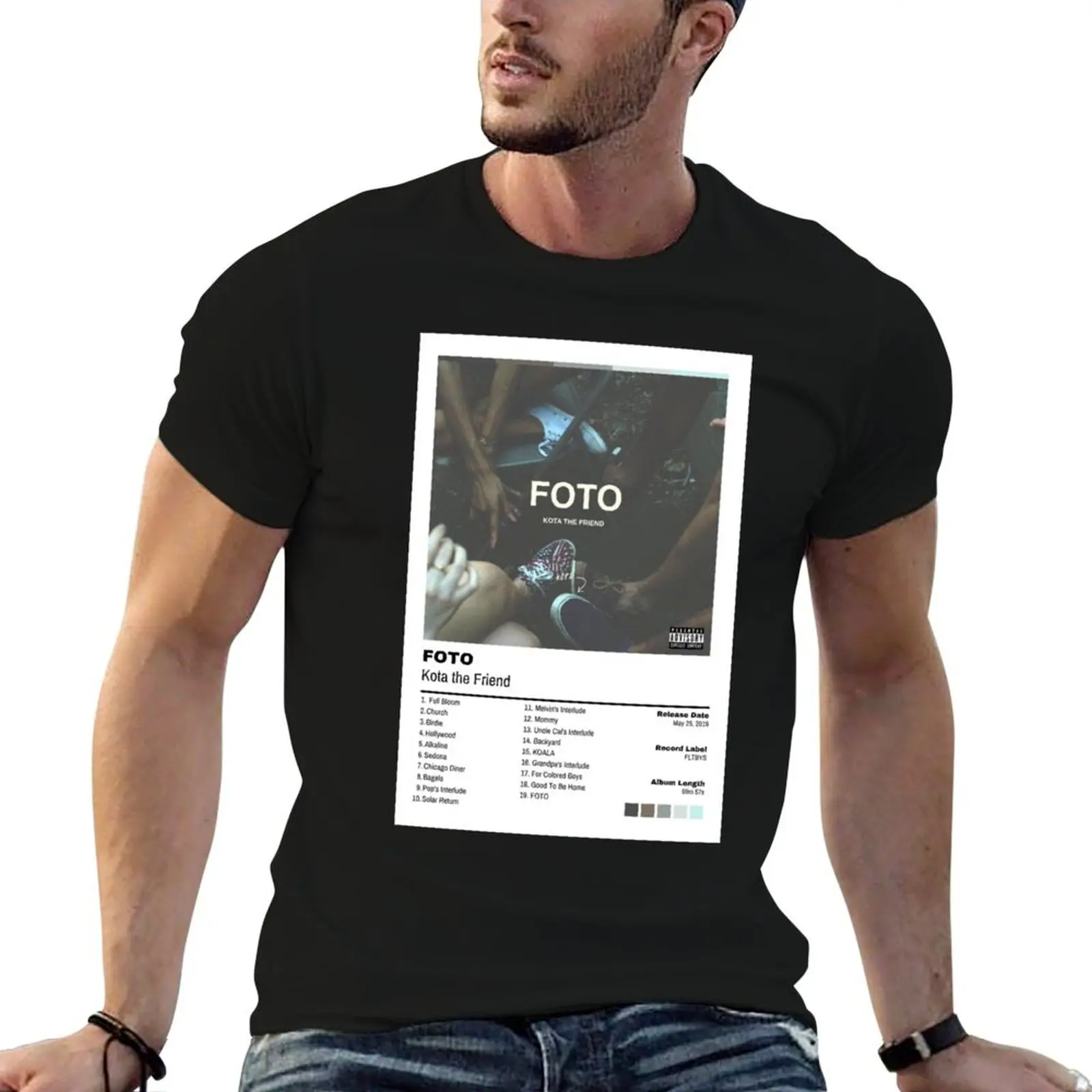 Kota the Friend - Camiseta con diseño de álbum de fotos, camisetas de algodón para hombre, camisetas 100% de algodón, camiseta de alta calidad para hombre, camiseta de algodón