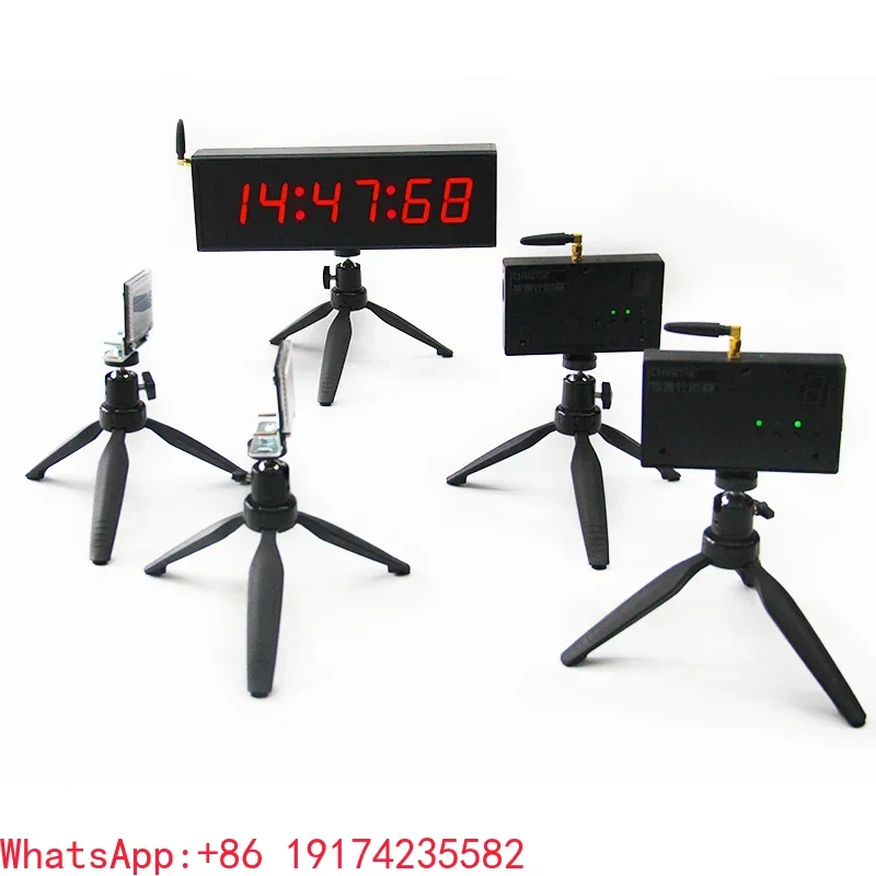 CP99 Battery Operated LED Racing Timer Stopwatch Electronic Wireless Laser Timer for Sprints Race Running