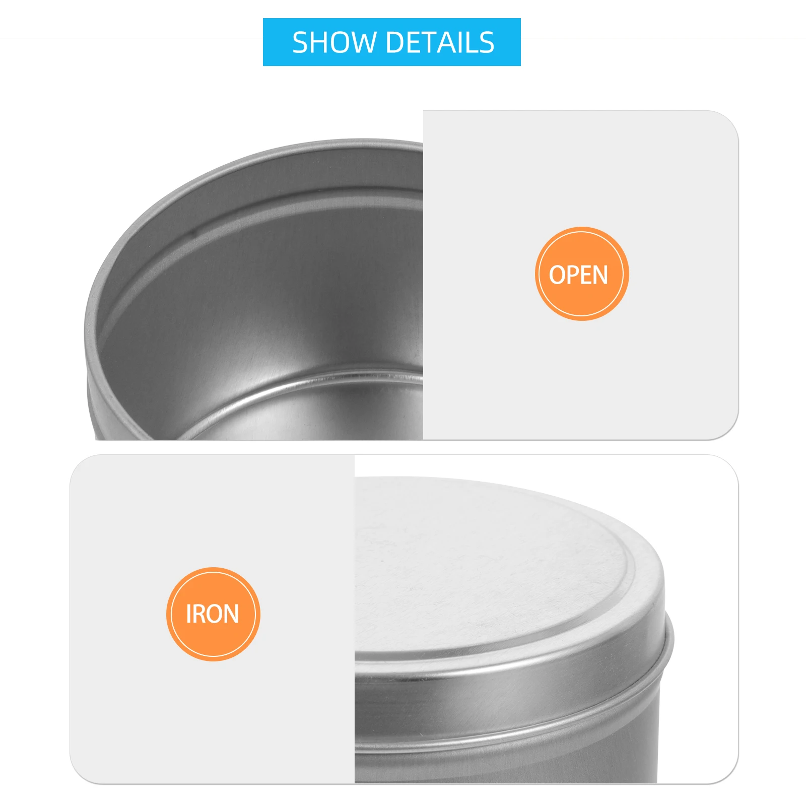 

9 Pcs Tin Cans Black Embossed Jars Portable Storage Containers DIY H made C les Gifts Tea Boxes C y Boxes Smooth Surface Long