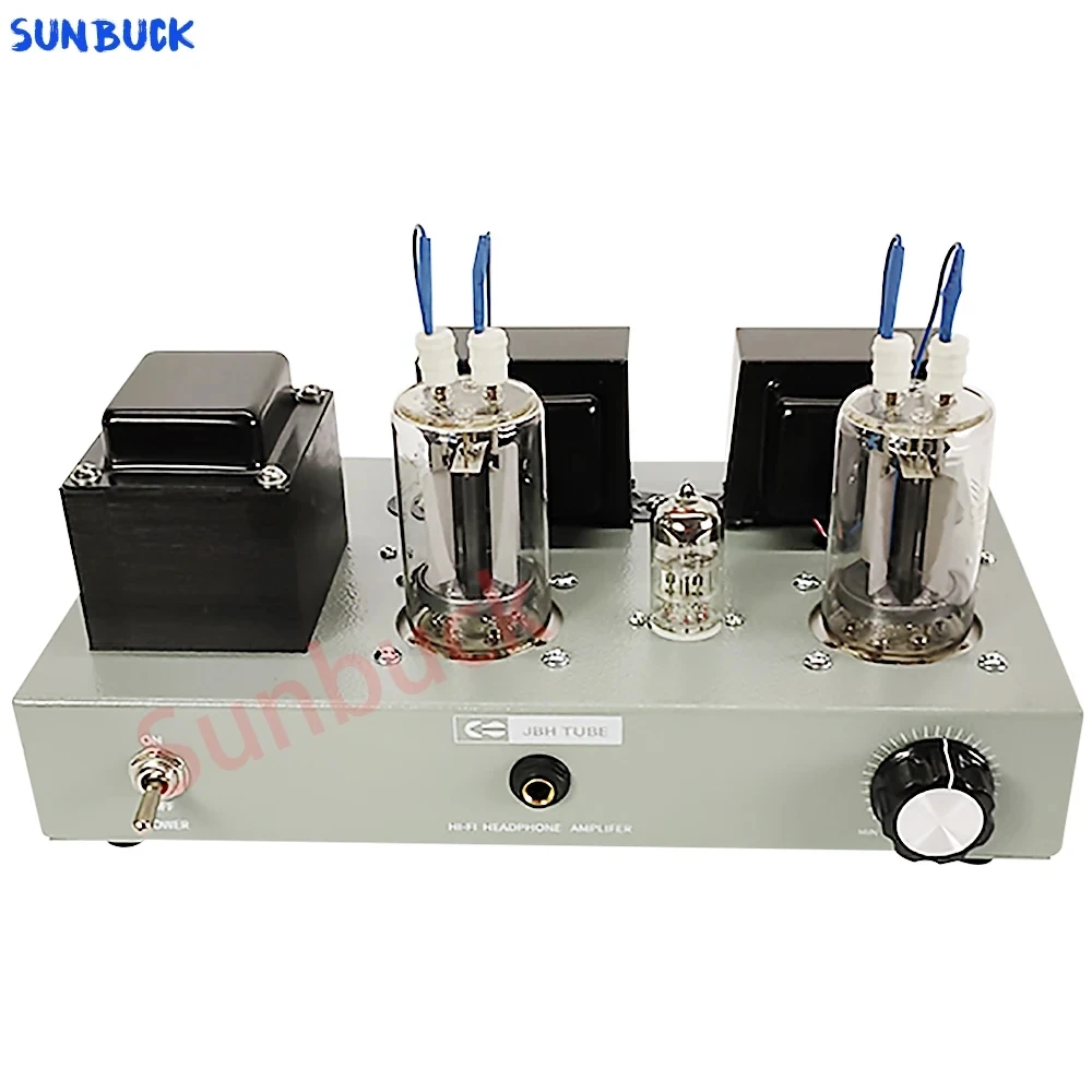 Imagem -06 - Vacuum Tube Headphone Amplificador Amplificador Amp Saída Adequado para Hd600 Hd650 Hd700 Hd800 Series Headphones 4w 2.0 6n2 Fu19