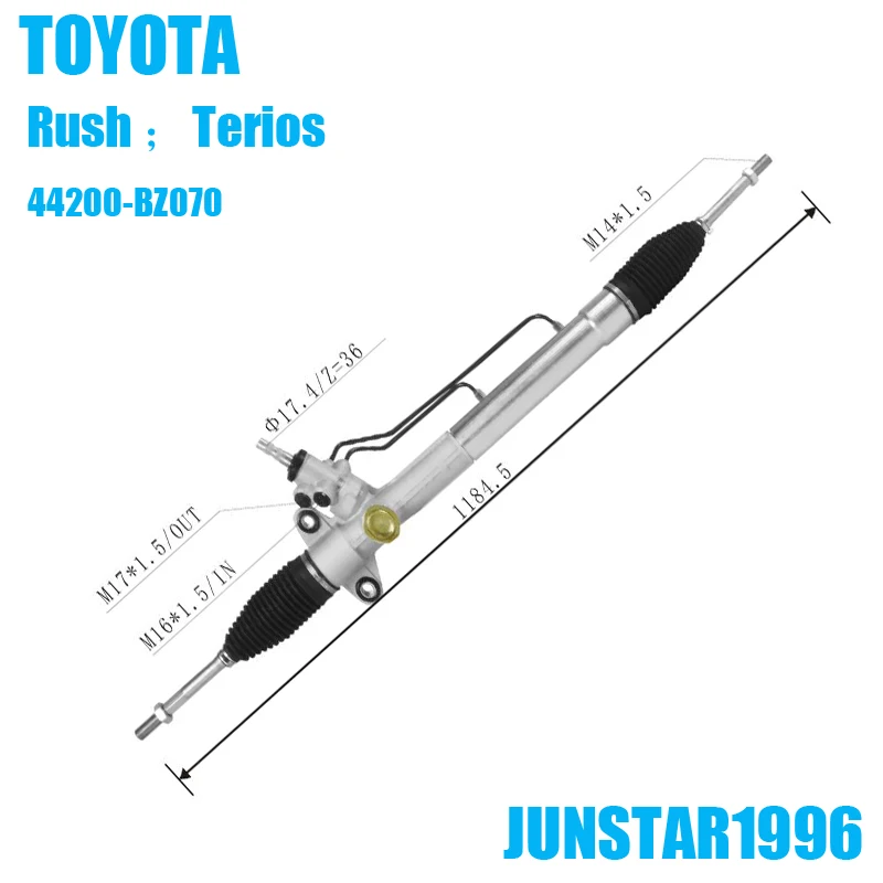 Rush Terios 44200-BZ070 RHD steering rack