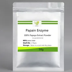 Papain Enzyme Papaya Extract For Beauty Cosmetic Raw, Anti Aging