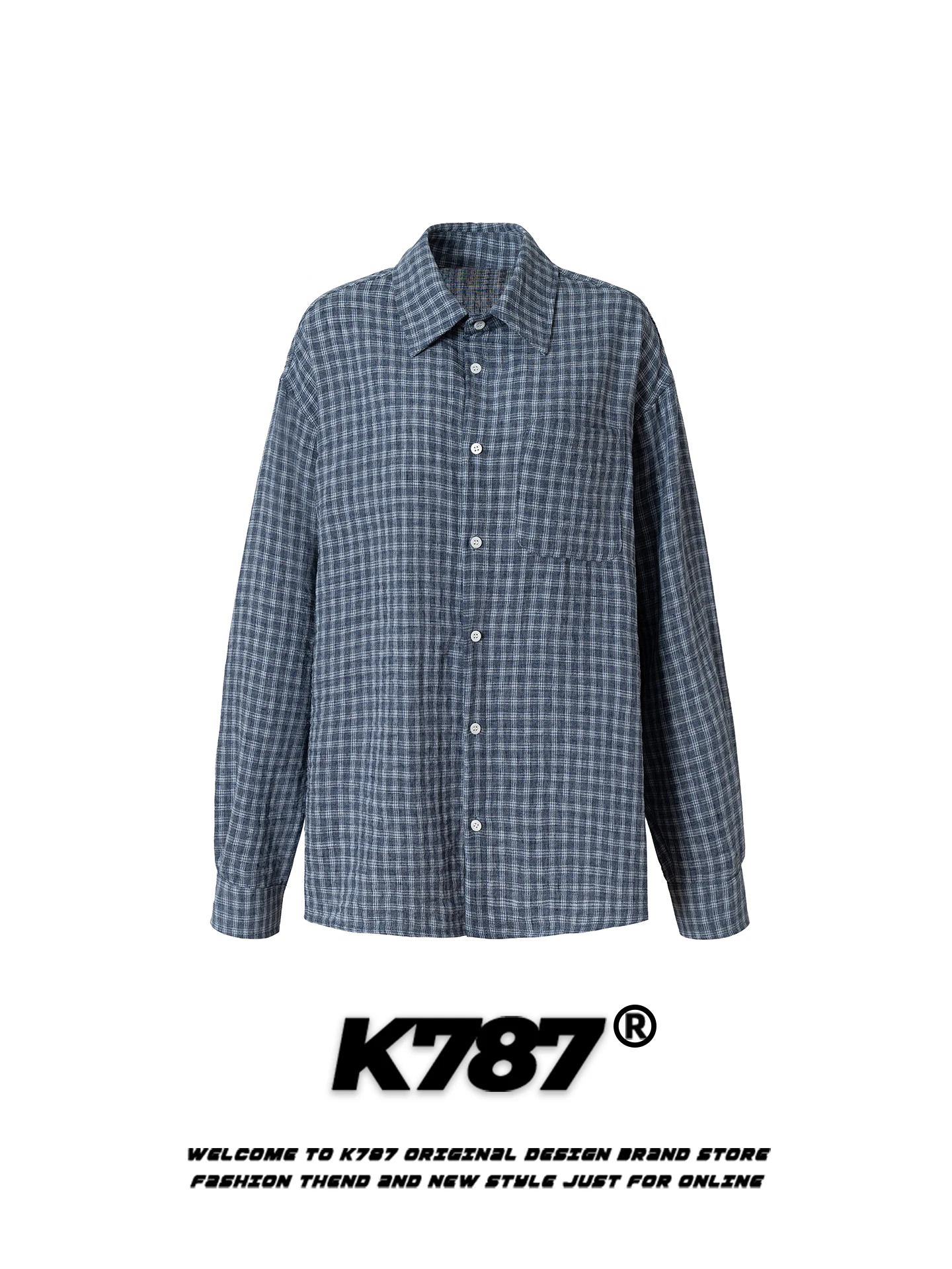 

American Retro Plaid Long Sve Casual irt Loose Fit Men's Spring 2026 Couple's irt Jaet Polyester Fiber Non-Iron