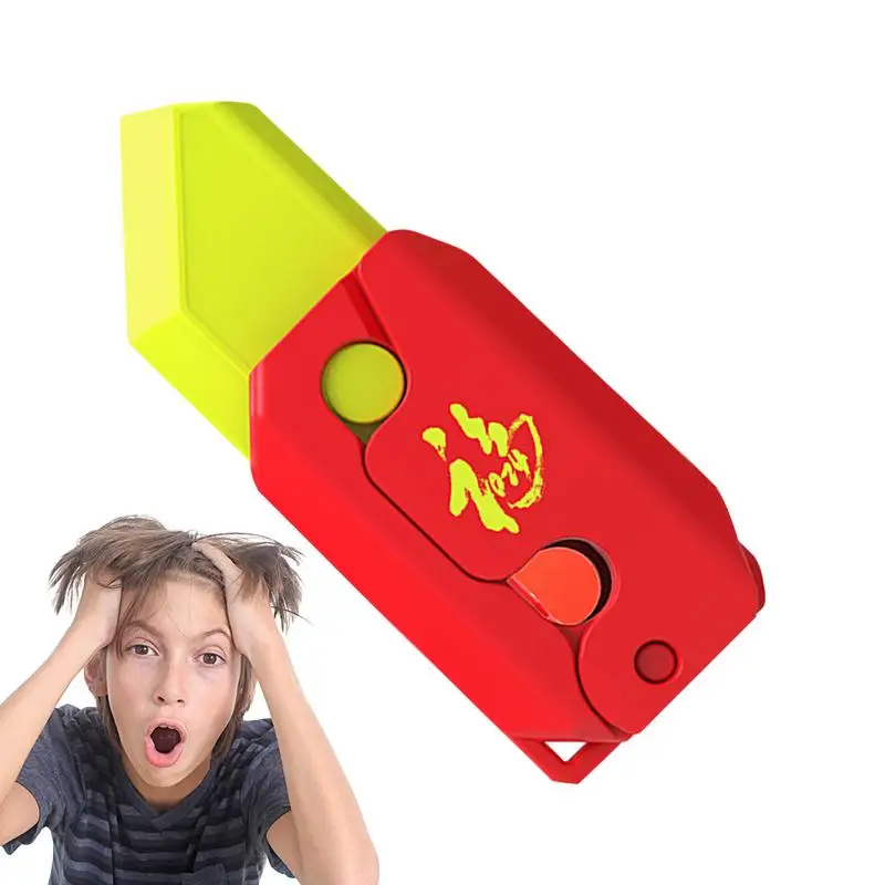 

3D Gravity Cutter Toy Gravity Carrot Cutter Fidget Toys Portable Foldable Fidget Toys Sensory Toys For Travel Home Work School