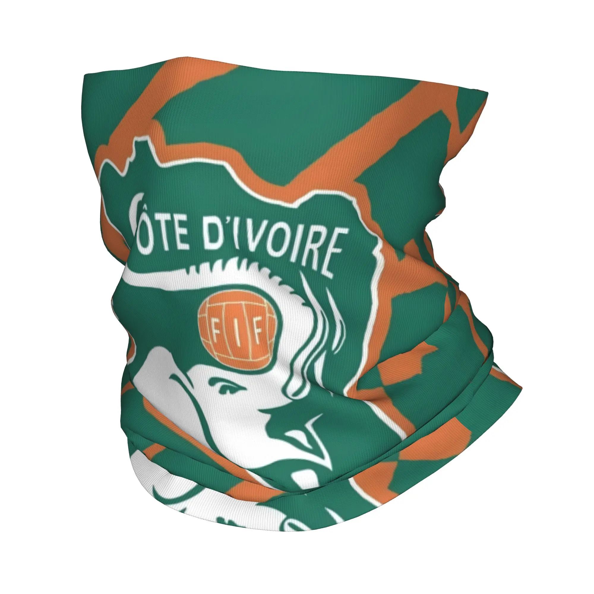 

Cote d'Ivoire Bandana Neck Cover Face Mask Balaclava Cycling Unisex Adult All Season