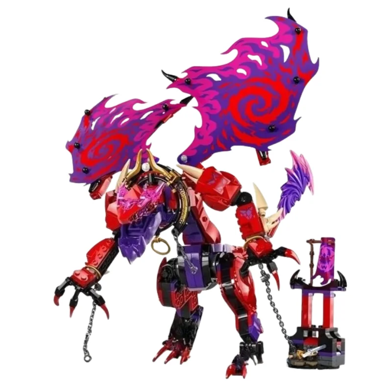 

Moc 71832 Dark Dragon Building Blocks Assembly Model Ornament Robot Childrens Puzzle Toys Boys Festival Gifts Hobbies Collection