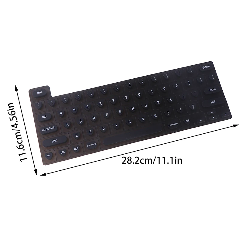 Portable Silicone Keyboard Film Silicone Keyboard Membrane, Laptop Convenient Manicure Typing Protect Long Nails Typing Keyboard