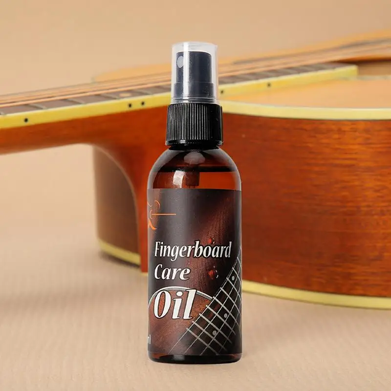 Acondicionador de aceite para diapasón de guitarra, aceite de limón, 80ml, cuidado de diapasón de guitarra, esmalte de aceite de limón, limpiador de cuerdas de guitarra para limpieza de guitarra