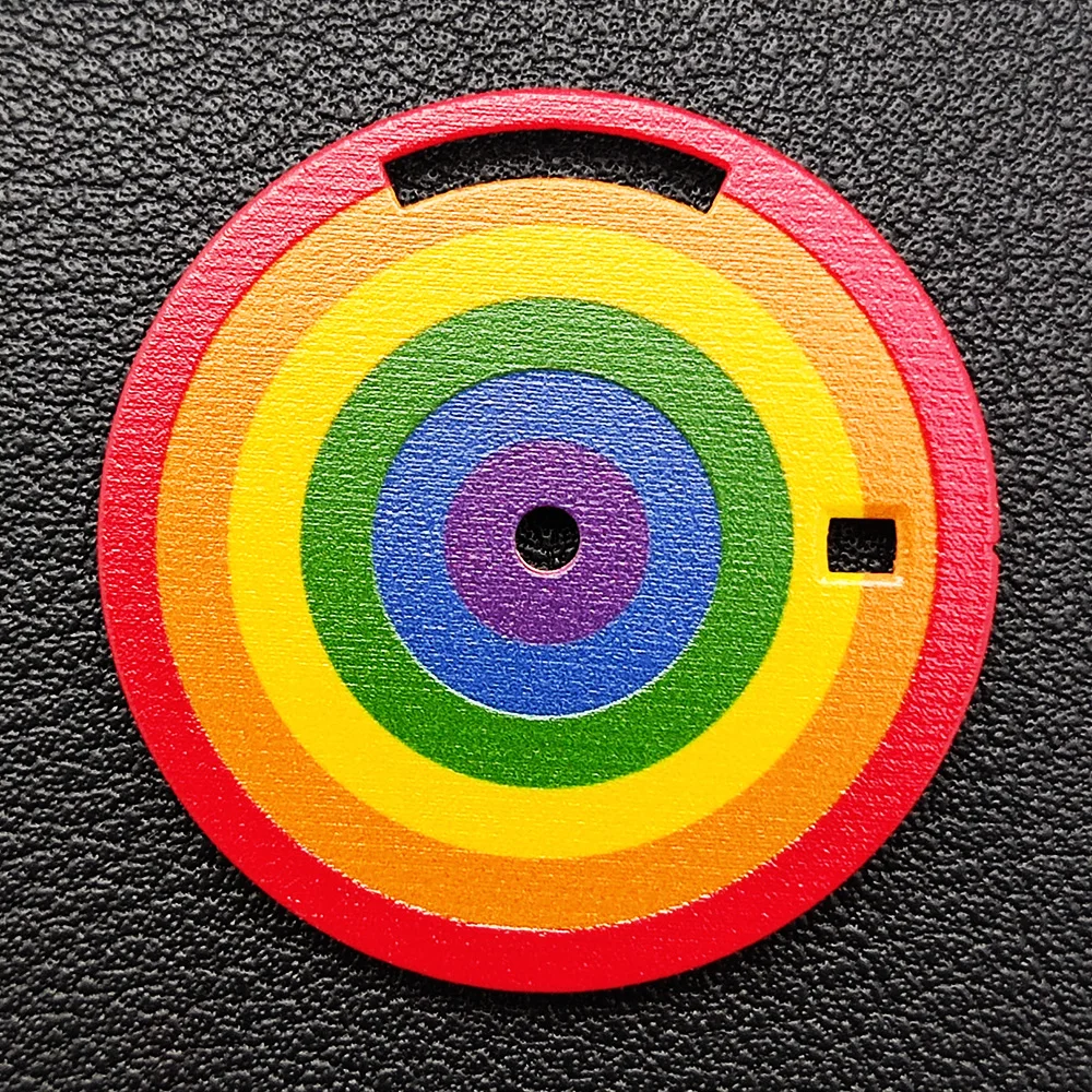 

29mm Men's watch dial Creative rainbow 8285 watch dial steel dial Men's Watch replacement suitable for 8285 Movement 8285 dial