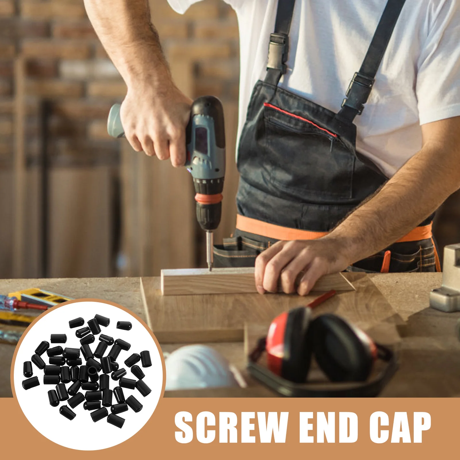 

150Pcs Screw End Caps Assortment Durable Plastic Bolt Protective Covers Dome End Covers Kit Bolt Ends Caps Screw Protectors