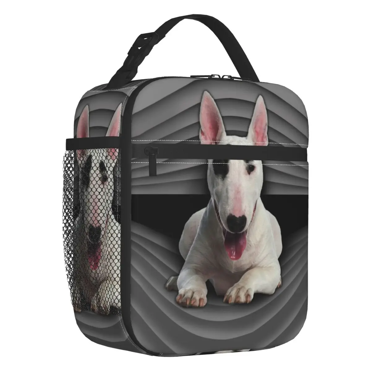 

Модные Изолированные сумки для обеда Bull Terrier для женщин, собак, животных, многоразовый охладитель, термальный контейнер для обеда, для кемпинга, путешествий