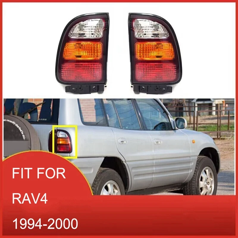 

Left& Right Rear Tail Light Brake Lamps 81561-42050 8156042050 For Toyota RAV4 1994-2000 Reverse Turn Signal Taillight Parts