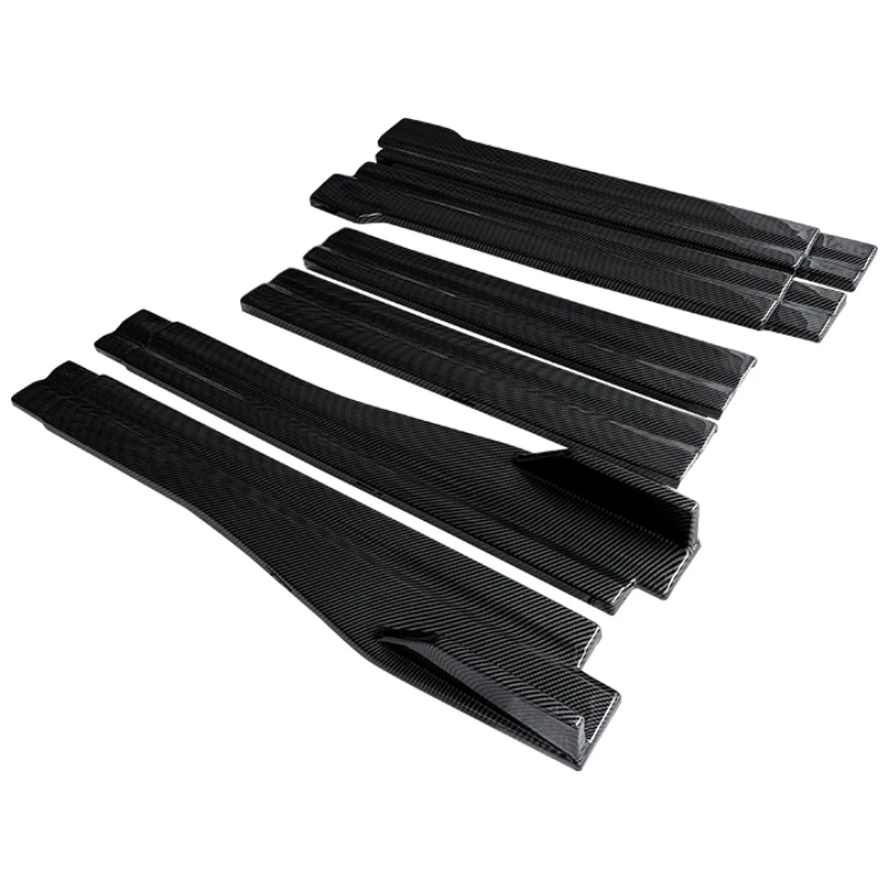 For Fox ST 2015-2018 Car Accessories ST Line Carbon Fiber Side Skirt Extension Splitters Body Apron Lip Splitter Winglet