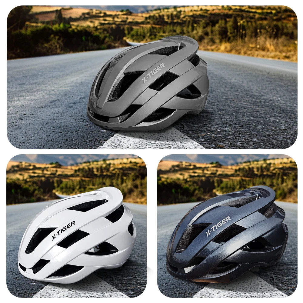 

X-TIGER Cycling Helmet Outdoor Lightweight Integrated Design Mountain & Road Cycling Helmet Sports Protective Safety Helmet