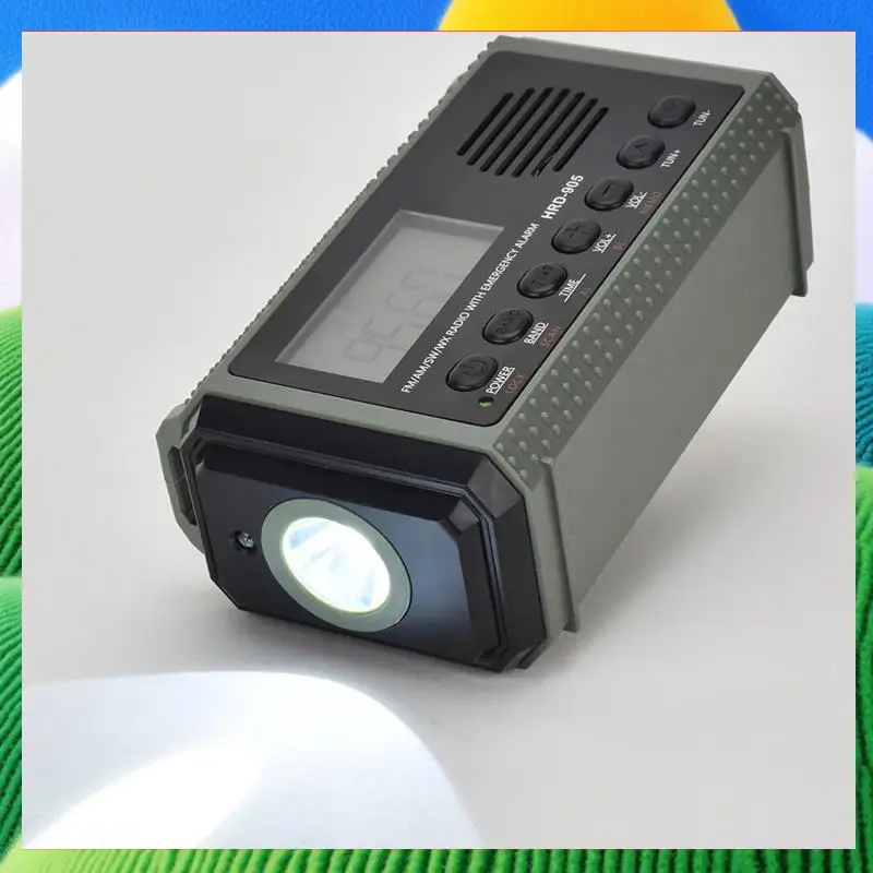 Solar Hand Crank Am… - image