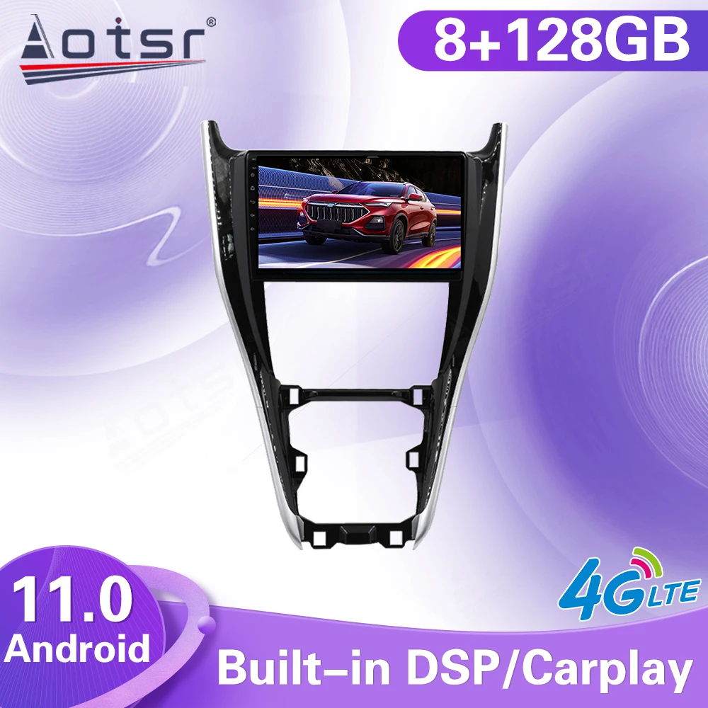 

Автомагнитола на Android 11, мультимедийный плеер, стерео для Toyota Harrier 2013, 2014, 2015, 2016, 2017, 2018, 2019, GPS-навигация, Авторадио, головное устройство