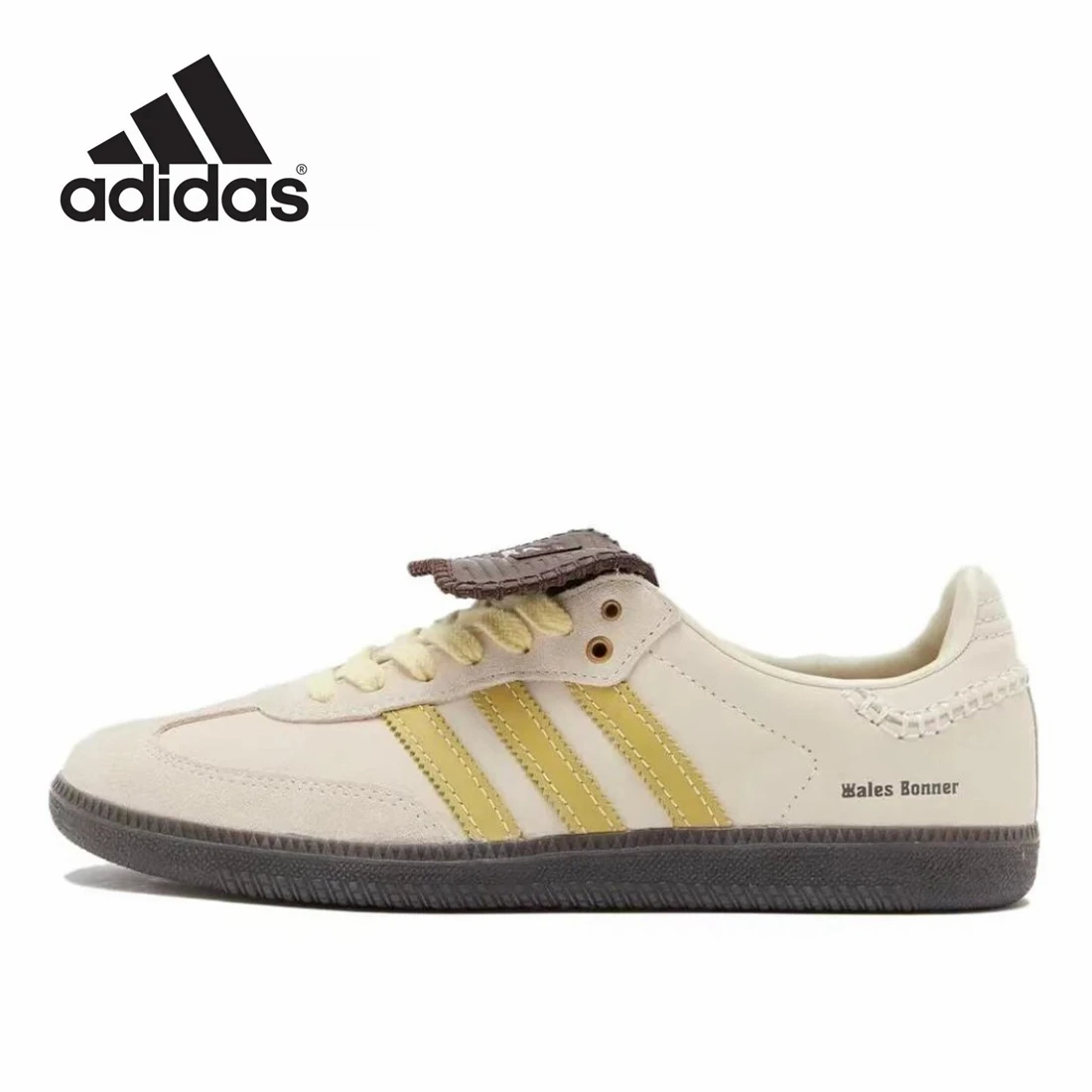 Adidas-zapatillas de entrenamiento Samba Wales Bonner Silver, zapatos de Gazelle alemanes, deportes Retro versátiles, zapatos de tablero Casuales