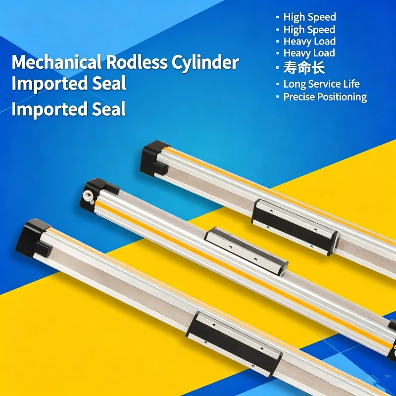 Rodless Piston Small Part OSP DSP Air Pneumatic Cylinder OSP25 OSP32 Bore 25mm 32mm Mechanically Jointed Double Acting