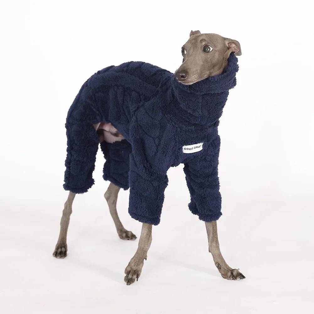 Dog Warm Clothes Italian Greyhound clothe autumn winter four legged jumpsuit soft comfortable  plush Italian Greyhoundi clothe