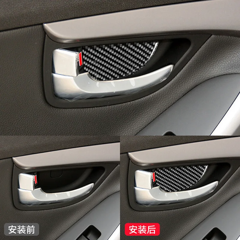 

Langdong Carbon Fiber Interior Modification Parts, Door Inner Bowl, Decorative Stickers, Suitable for Modern 12-16