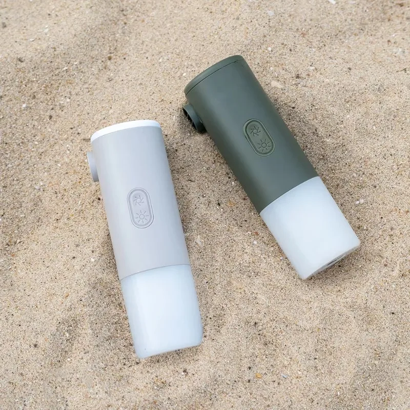 فانوس التخييم بالطاقة الشمسية مع مضخة هواء 100LM ضوء 5 فوهات قابلة للشحن للخيام الدراجات نفخ استخدام الطوارئ والعتاد في الهواء الطلق