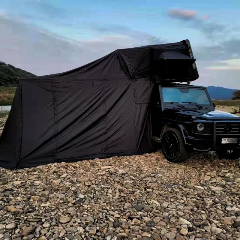 Wholesale Price Off Road Car Pick Up 4x4 Outdoor Camping Abs Roof Top Tent For Car Hard Shell 4 Person Rooftop Tent With Annex