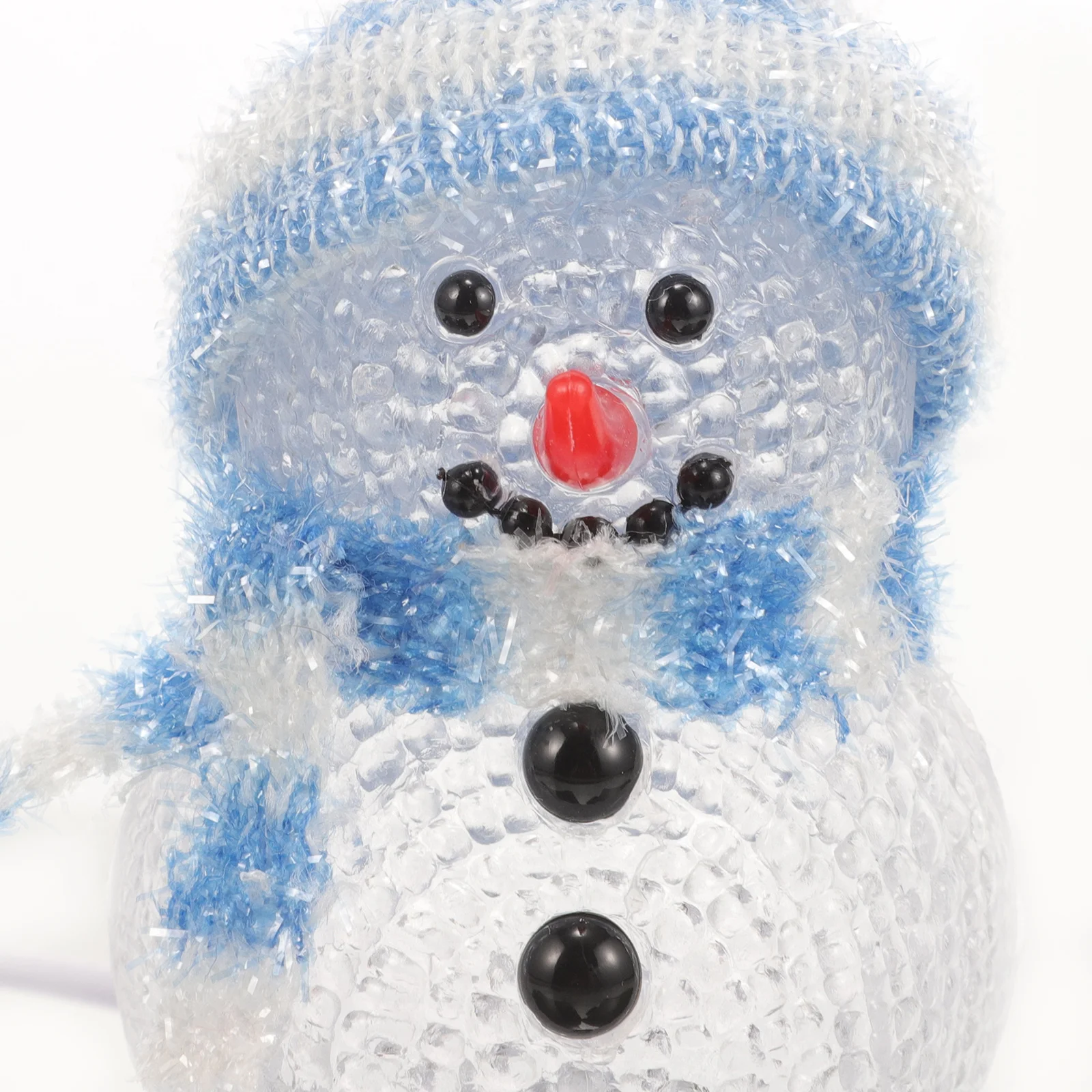 اللون الأزرق Rgb ثلج LED ضوء الليل USB مصباح للزينة لطاولة غرفة النوم عيد الميلاد ضوء الليل المنزل