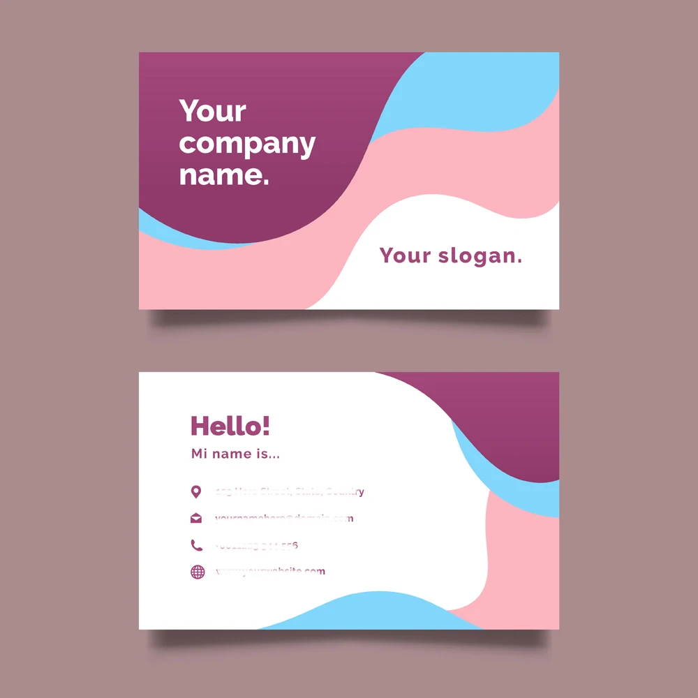 200 Tarjetas con Logotipo Personalizado, Impresión a Doble Cara a Todo Color, Laminadas, Impermeables, Tarjetas de Agradecimiento, Tarjetas de Regalo, Tarjetas de Control de Acceso B