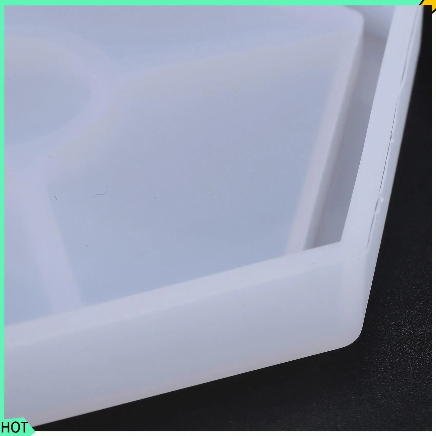 AWAH 24 Pack Hexagon Silicone Coaster Molds Silicone Resin Mold, Epoxy Molds For Casting With Resin, Concrete, Cement