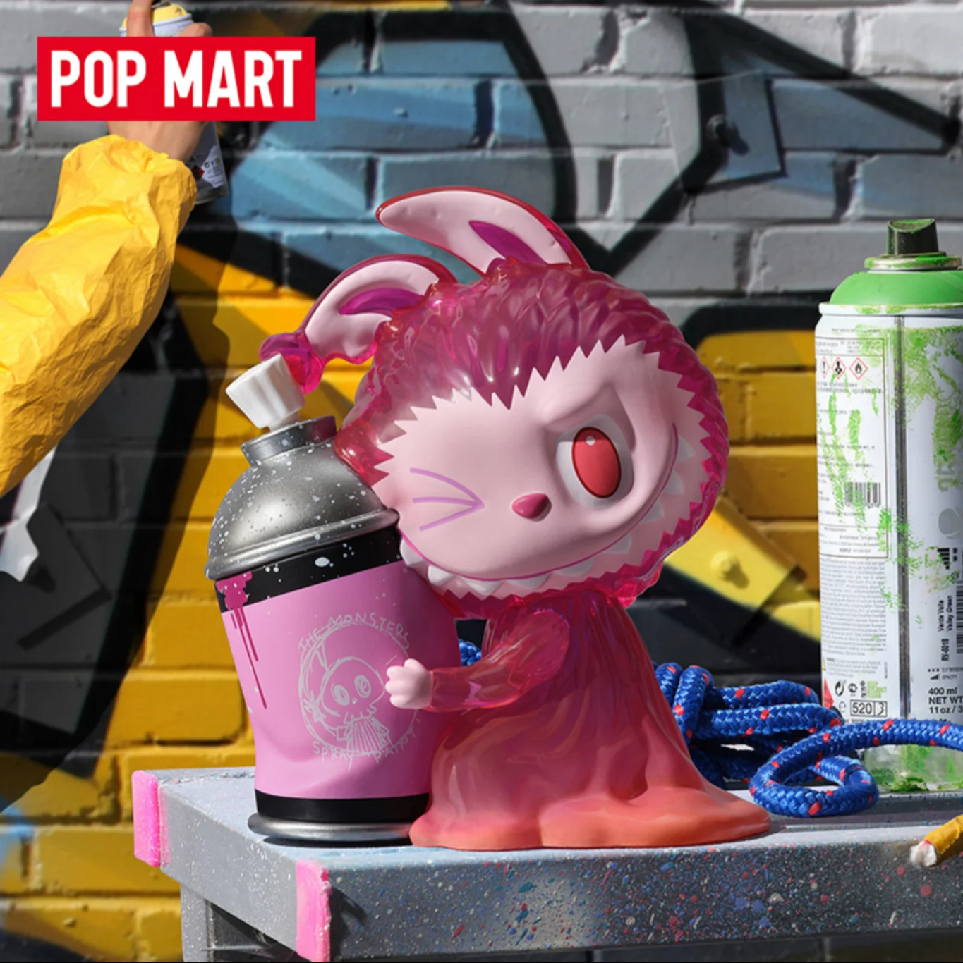 정품 팝마트 버블마트 괴물들은 보이지 않습니다. 내 시리즈의 피규어, 캔버스 블라인드 박스 장난감 선물 및 장식품