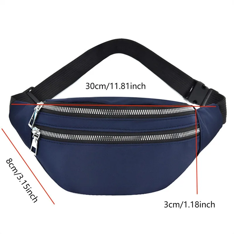 New Fanny Pack For Ladies Waterproof Waist Bags Female Fashion Bum Bag Travel Crossbody Chest Bags All Match Hip Bag