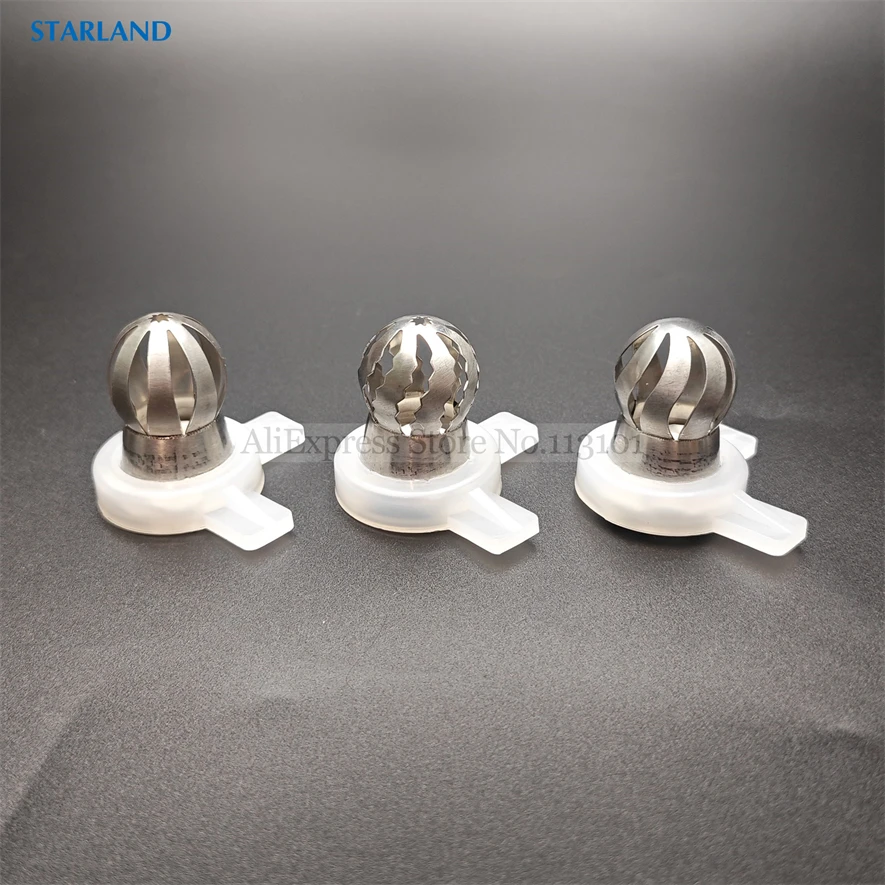 3 Types Petal-Shaped Ice Cream Modelling Nozzle Caps Fittings Of Soft Serve Machines Replacements Spare Part 29mm Inner Diameter