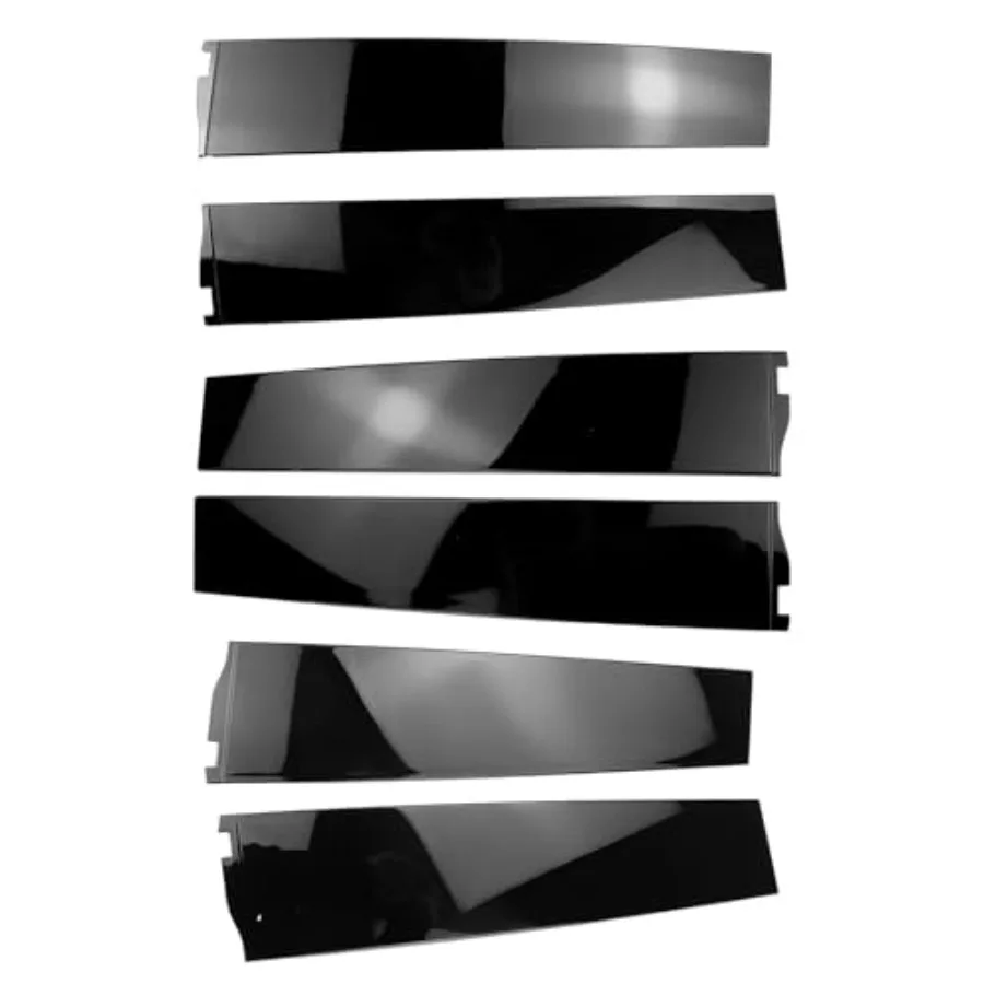 

6 Pcs Door Window Trim Molding Panel B C Pillar Applique for Chevy Suburban Cadillac Escalade ESV GMC Yukon XL 2015-2018 Gloss