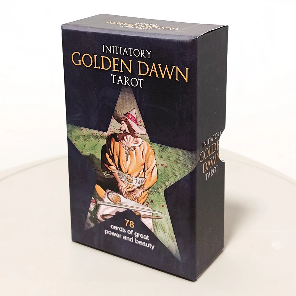 Baraja de Tarot Iniciatorio Golden Dawn, 78 cartas, 12x7cm, oculto y esotérico