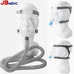 Маска CPAP на все лицо, семейная маска для лица, автоматическая Маска BiPAP CPAP для рта с головным убором для сна, апноэ, против храпа