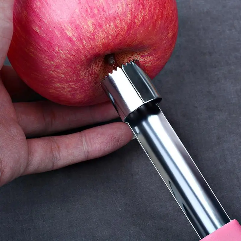 Stainless Steel New Apple Corer Pitter Pear Bell Twist Fruit Stoner Easy Core Seed Remover Home Vegetable Tool Apples Pear Seed