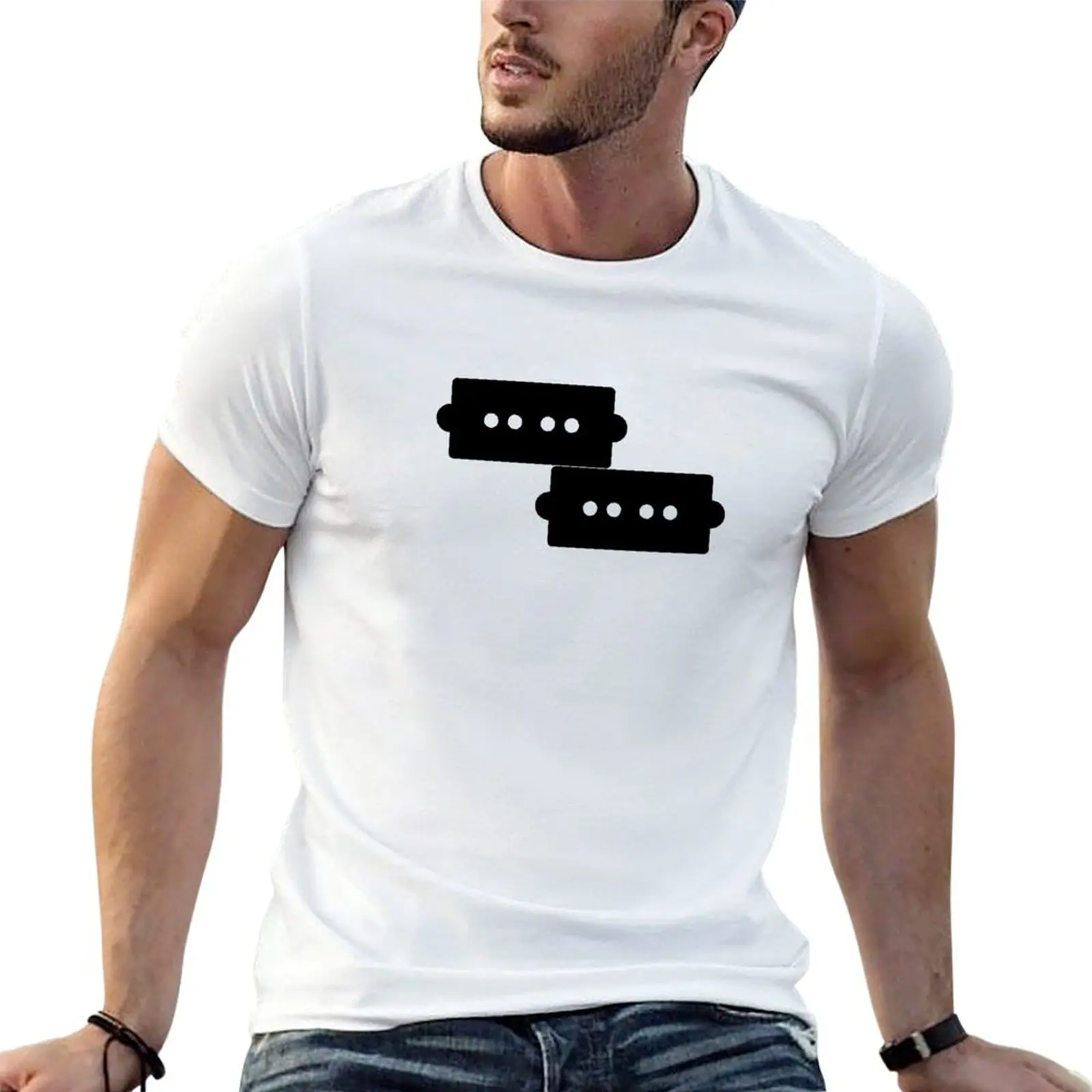 Precision Bass Pickups T-Shirt Casual Everyday Short Sleeve T-Shirt