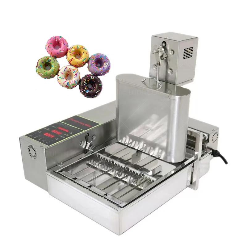 

Big Sale Low Price Snack Machine 4 Row Automatic Mini Donut Maker