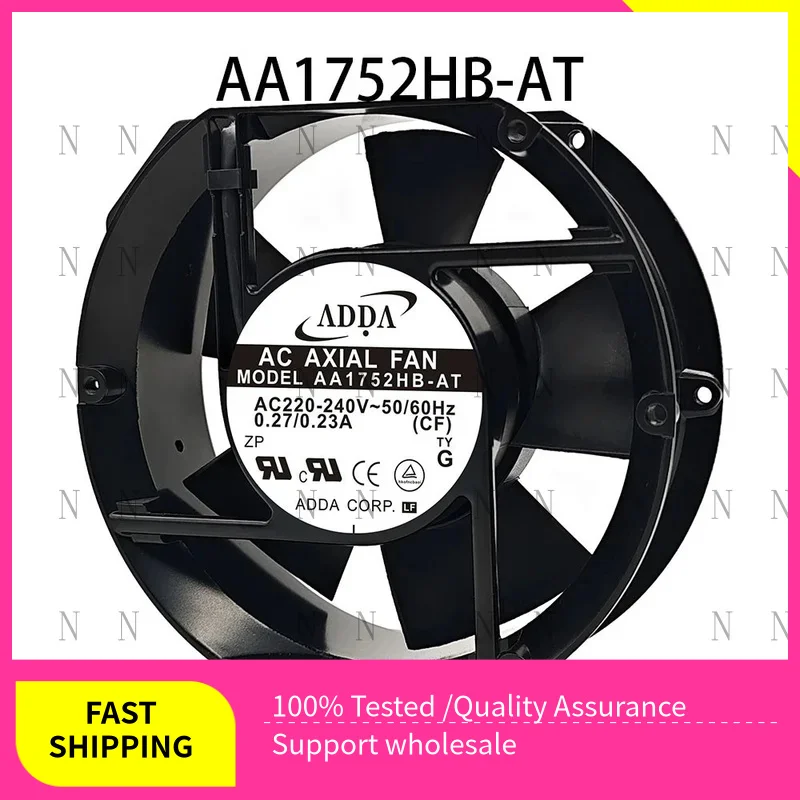 

YJJ AA1752HB-AT ДЛЯ ADDA AC 220/240 В 0,27/0,23 А 172*150*51 мм 2-контактный электрический вентилятор для шкафа